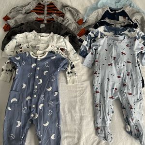 Boys 6-9m boys pajamas bundle